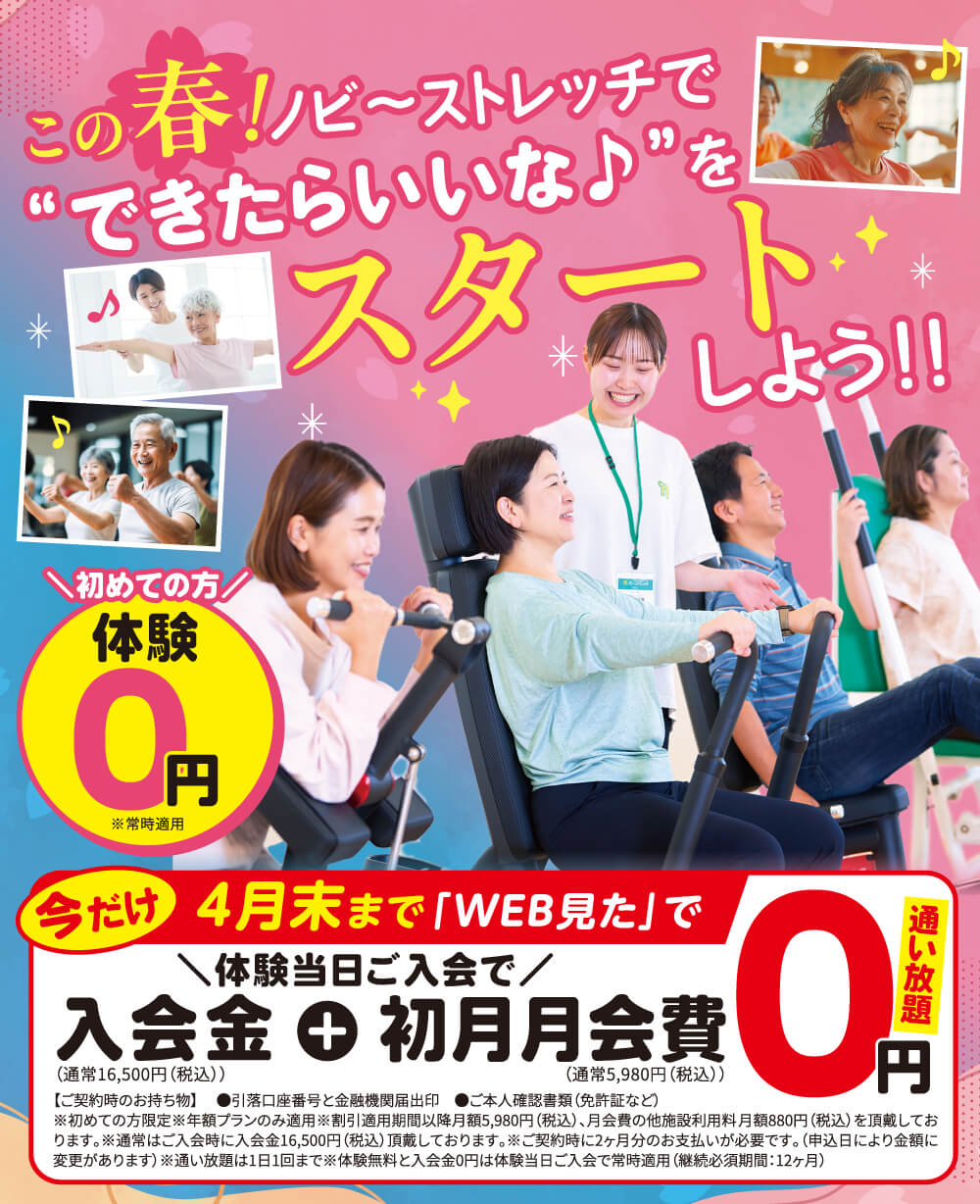 30分・かんたん運動　「ノビーストレッチ」