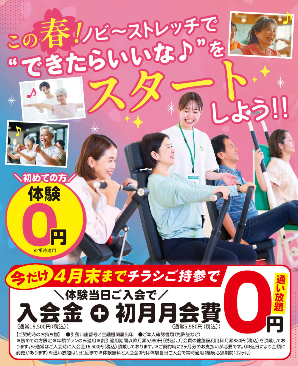 30分・かんたん運動　「ノビーストレッチ」